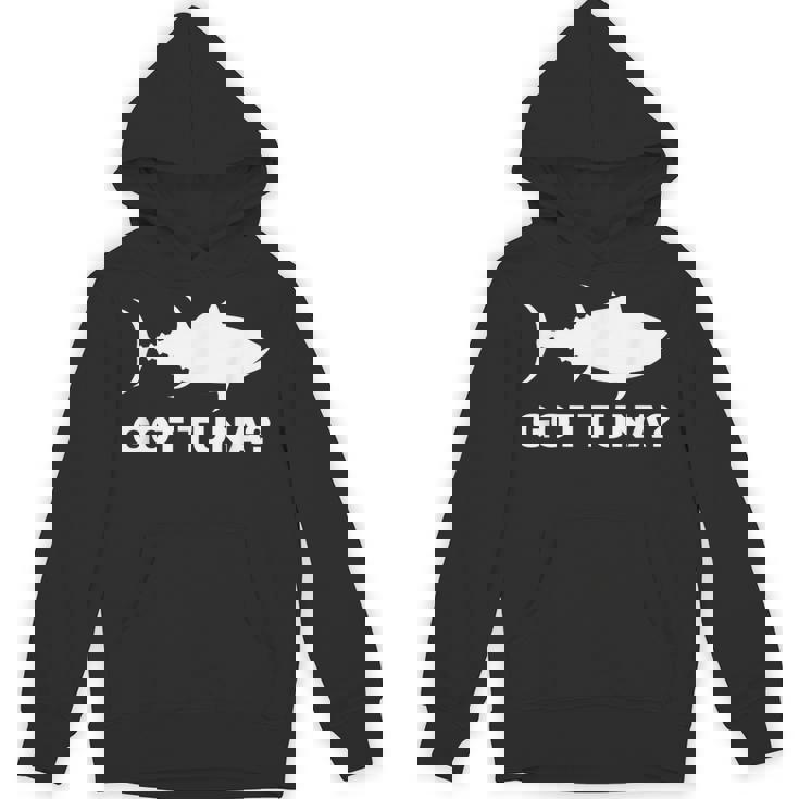 マグロの魚好きのギフト マグロを手に入れた 面白い釣り パーカー