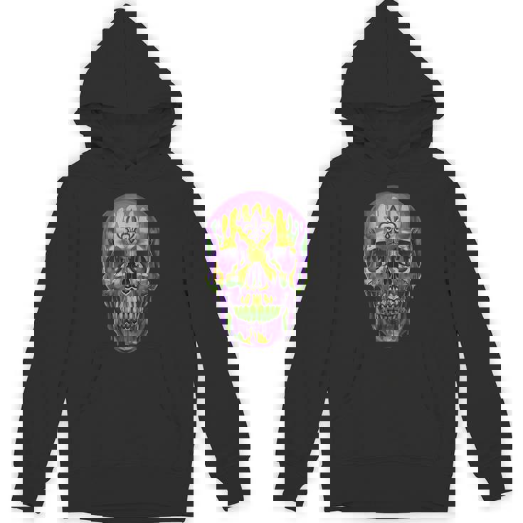 マルディグラ ドリップドリング スカル カーニバル 火曜日 パーティー テーマ 新品 パーカー