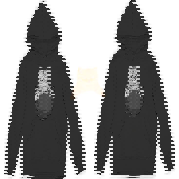 マンチカンポケットの中の猫猫好き パーカー