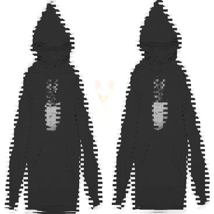 ミニチュア・ピンシャー 胸ポケット みんぴん パーカー