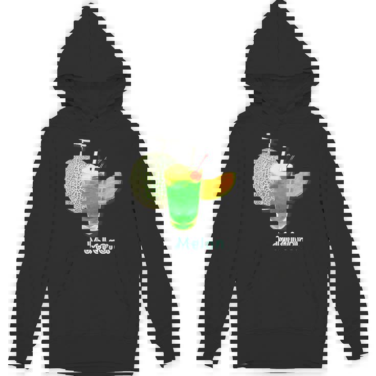 メロン 3 Melon メロンソーダ クリームソーダ カット 『デリシャス フルーツ』果物 リアル 面白い イラスト Hoodie