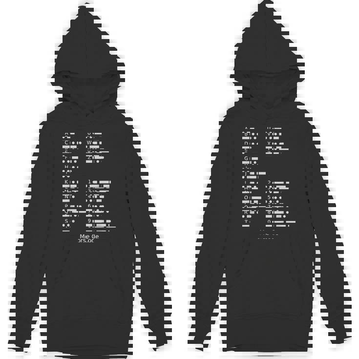 モールス符号tシャツ 国際モールス符号アルファベットシャツ パーカー
