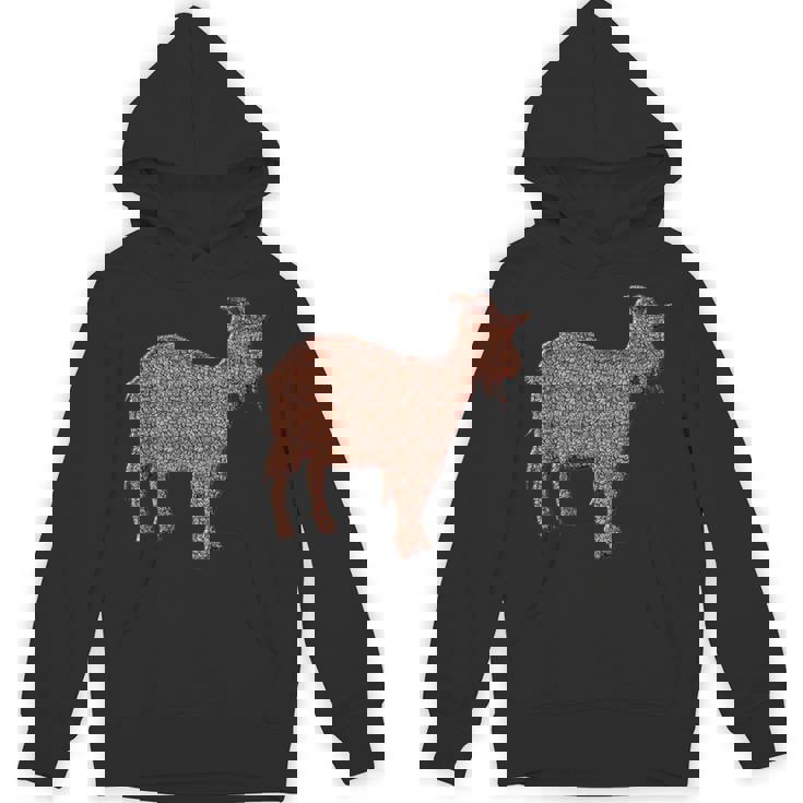 ヤギ動物コーヒー豆 パーカー