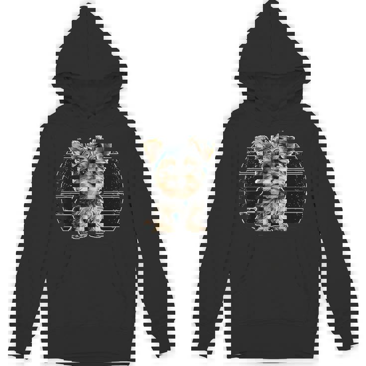 ヨークシャーテリア犬 ポップアート 誇り高きヨーキー 犬好き オーナー パーカー