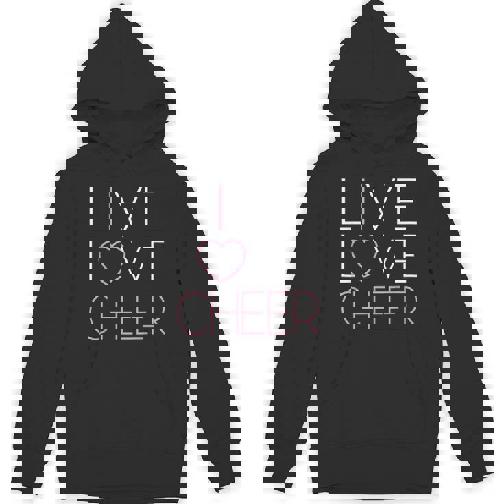 ライブ ラブ チアガール チアリーディング隊 チアリーダーチーム パーカー