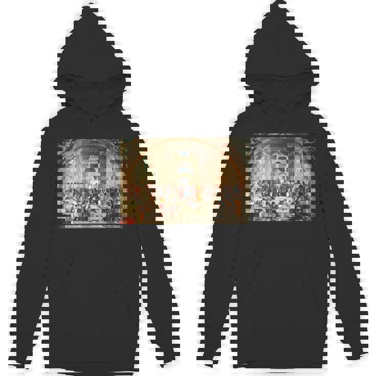 ラファエロ作「アテネの学堂」 パーカー