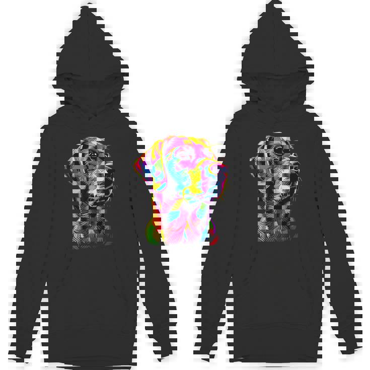 ラブラドールレトリバー カラフルカラー ポップアート グラフィック 犬 ラブラドール パーカー