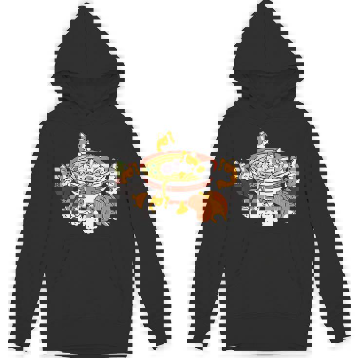 ラーメン寿司ウェルシュ・コーギー・ペンブローク犬 パーカー