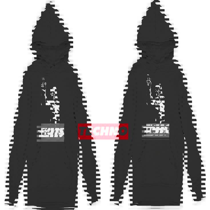 レイバー、Dj、ハードテクノパーティー、フェスティバルのためのテクノバイキング パーカー