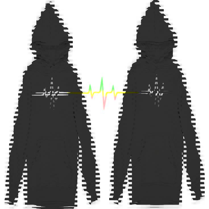 レゲエミュージックパルス周波数アフリカジャマイカラスタファリ Hoodie