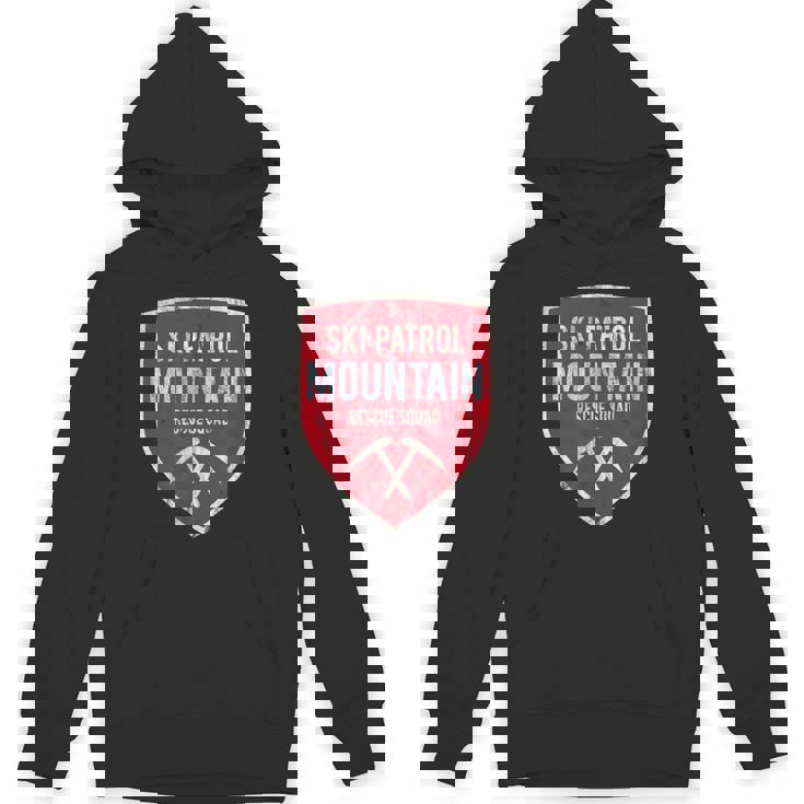 レスキュー隊スキーパトロールレトロスノーボードウィンターリゾート パーカー