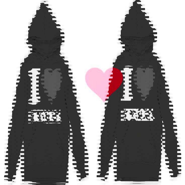 レッドハート I Love Honoka パーカー