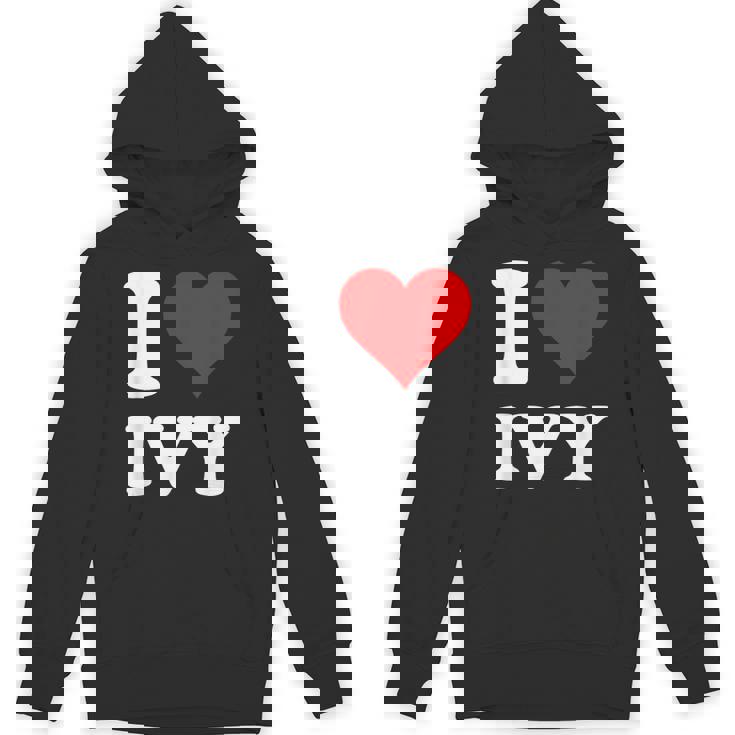 レッドハート アイビーが大好き パーカー