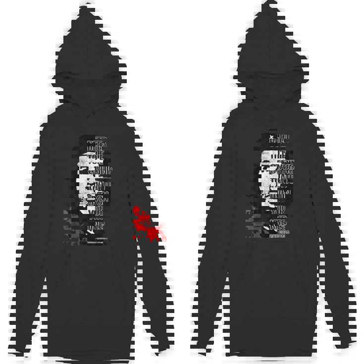 レトロ チェ・ゲバラアドミラー 革命的な引用句 ミーム パーカー