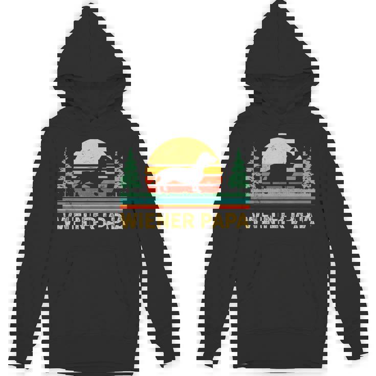 レトロ ワイナー 犬 パパ ギフト ヴィンテージ 犬 ダックスフンド ダックスフンド ダックス ドクシー パーカー