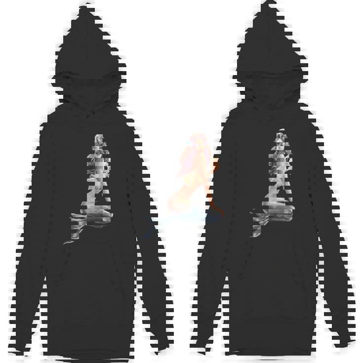 レトロ ヴィンテージ ピンナップ ガール マーメイド パーカー