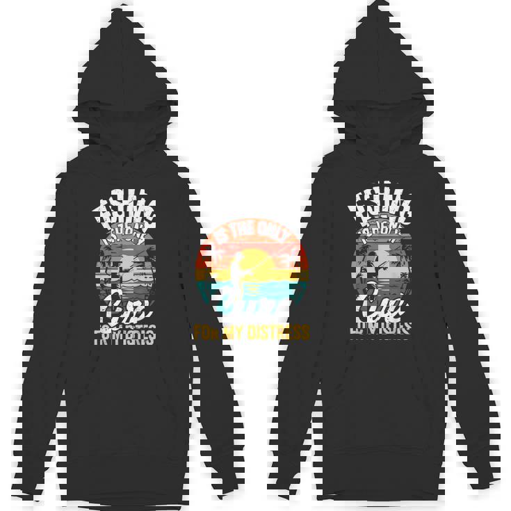 レトロ 釣り療法 メンタルヘルス ストレス解消 フィッシャーマン パーカー