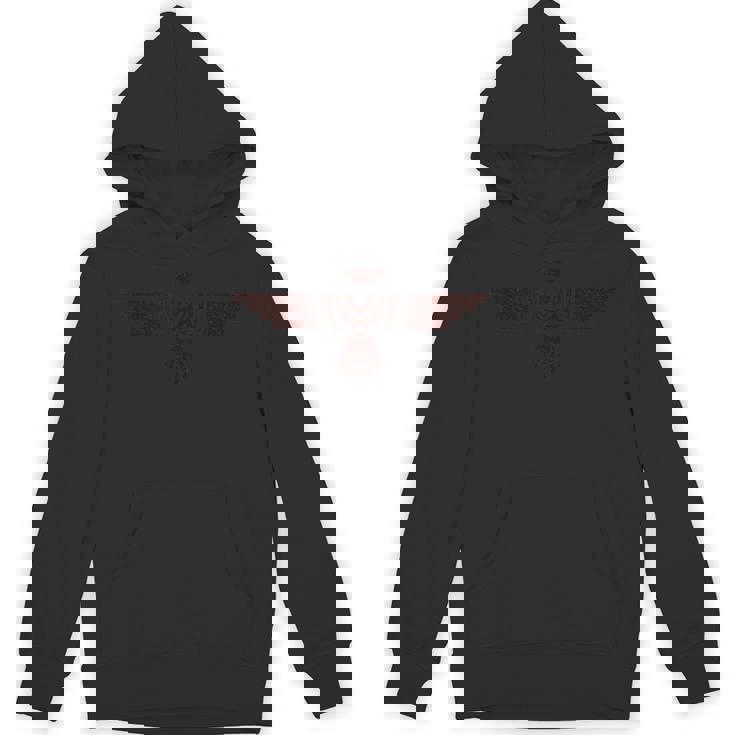 レトロなネイティブアメリカンサンダーバードシャツ誇り高きインドの鳥 パーカー