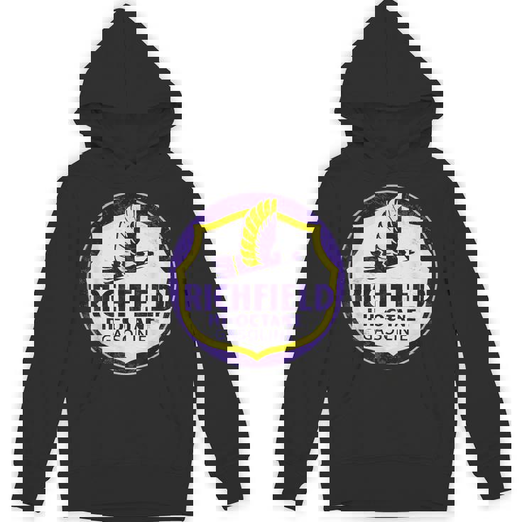 レトロヴィンテージガソリンスタンド リッチフィールドガソリン車 バイクガレージ パーカー