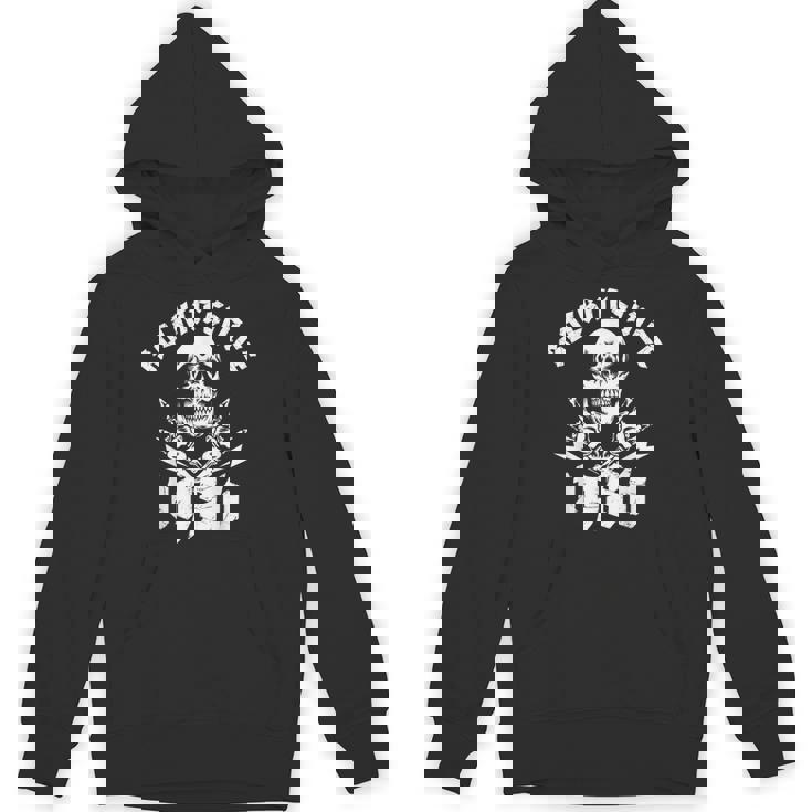 ロッキン・シンス1986年 36歳スカル・ロック・ハンズ Hoodie