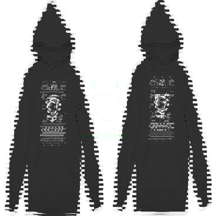 ロータリーエンジン スポーツ 車 恋人 醜いクリスマスデザイン パーカー