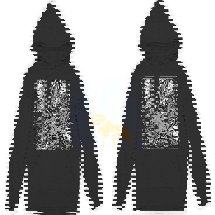 メンズ ローライダー スタイル、La ピットブル ドッグ。チカーノ・チョロ、ラティーノ Hoodie