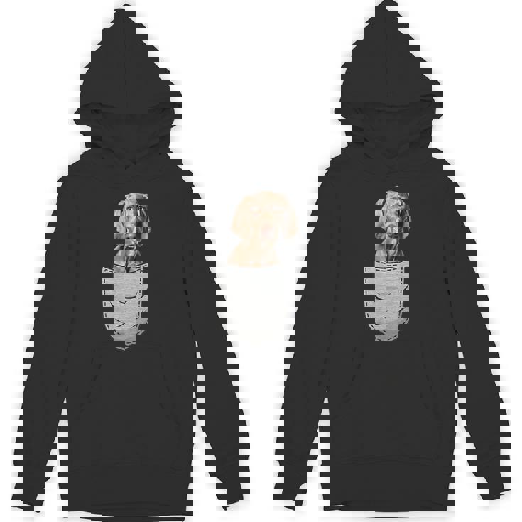 ワイマラナーラナー胸ポケット犬の飼い主 パーカー