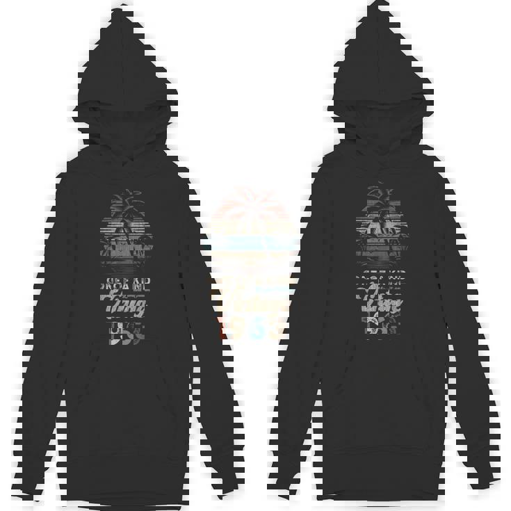 ヴィンテージ 1963 パームツリー サンセット 62歳 誕生日 レトロ パーカー