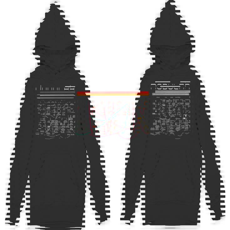 ヴィンテージ モジュラー シンセサイザー アナログ オーディオ エンジニア シンセ オタク Hoodie