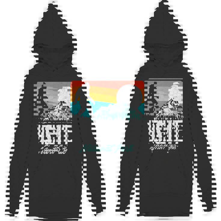 ヴィンテージ ヨセミテ国立公園 ビッグフット 山脈 グラフィック パーカー