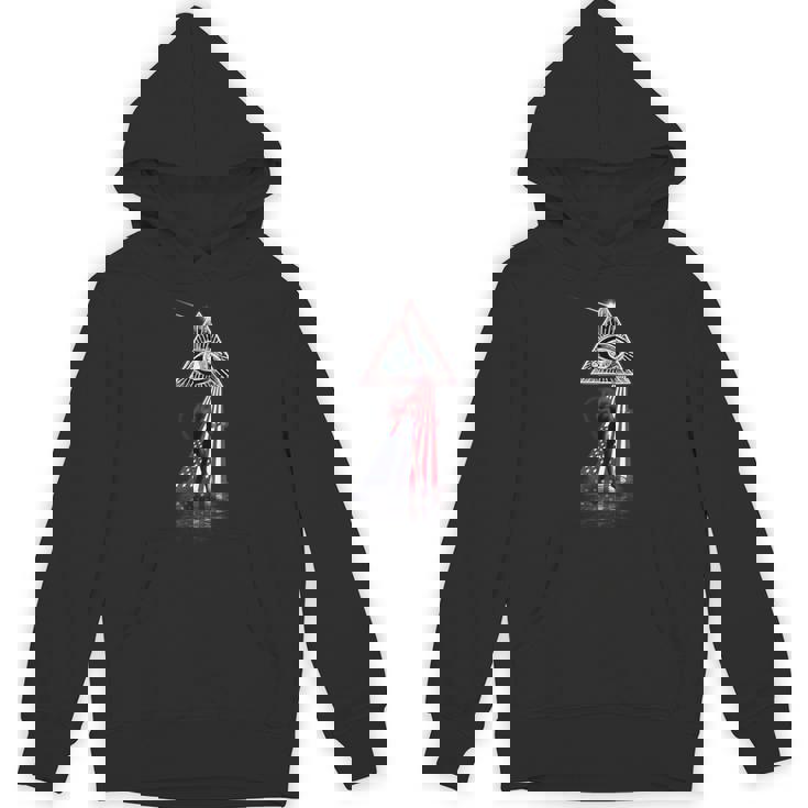 ヴィンテージ レトロ プリズム アメリカ国旗 クラシックギター パーカー