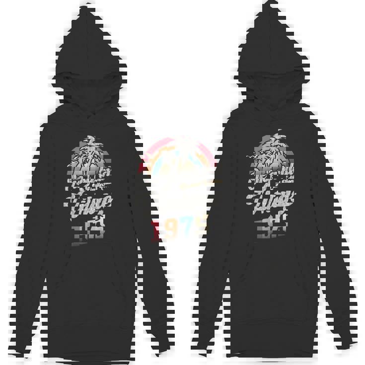 ヴィンテージ1975バースデー50年パームツリー レトロ パーカー