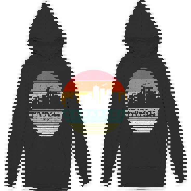 ヴィンテージカワサキスカイラインシルエット Hoodie