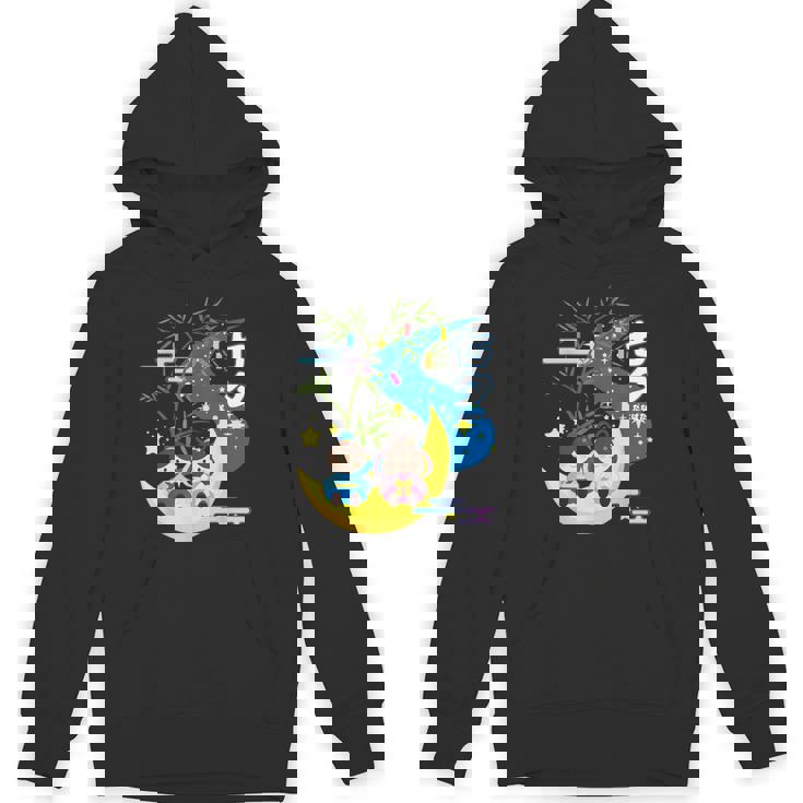 七夕、天の川、着物、日本祭りかわいい、星、日本の伝統的なお祭り、夏、夏休み、日本人形 パーカー