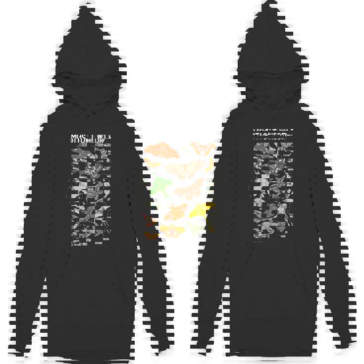 世界の蛾 昆虫昆虫 パーカー