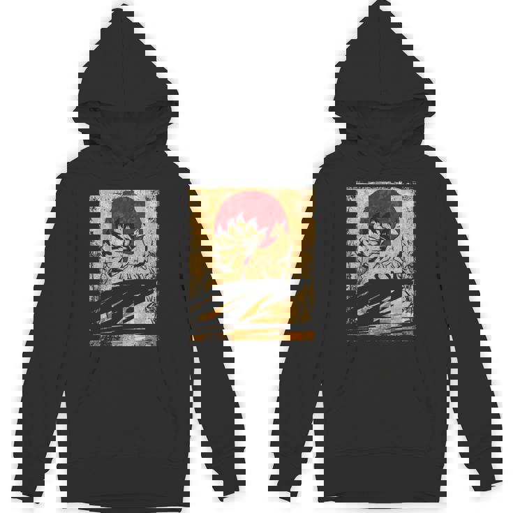 九尾の狐 日本のレトロアート パーカー