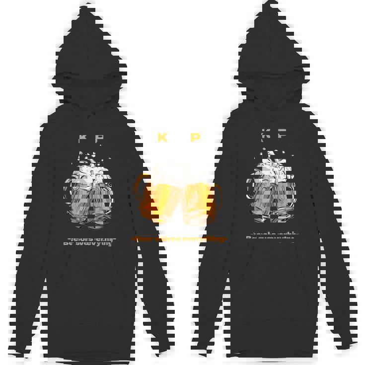 乾杯ビールは全てを解決する ビール 夏 乾杯 Kp ジョッキ 生ビール Hoodie