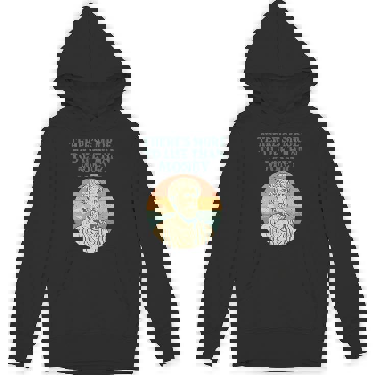 人生にはお金以上のものがあります 哲学者古代 長袖tシャツ パーカー