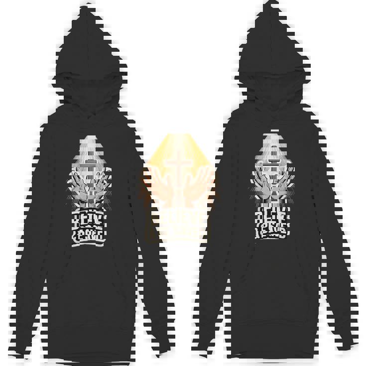 信じて救われる パーカー