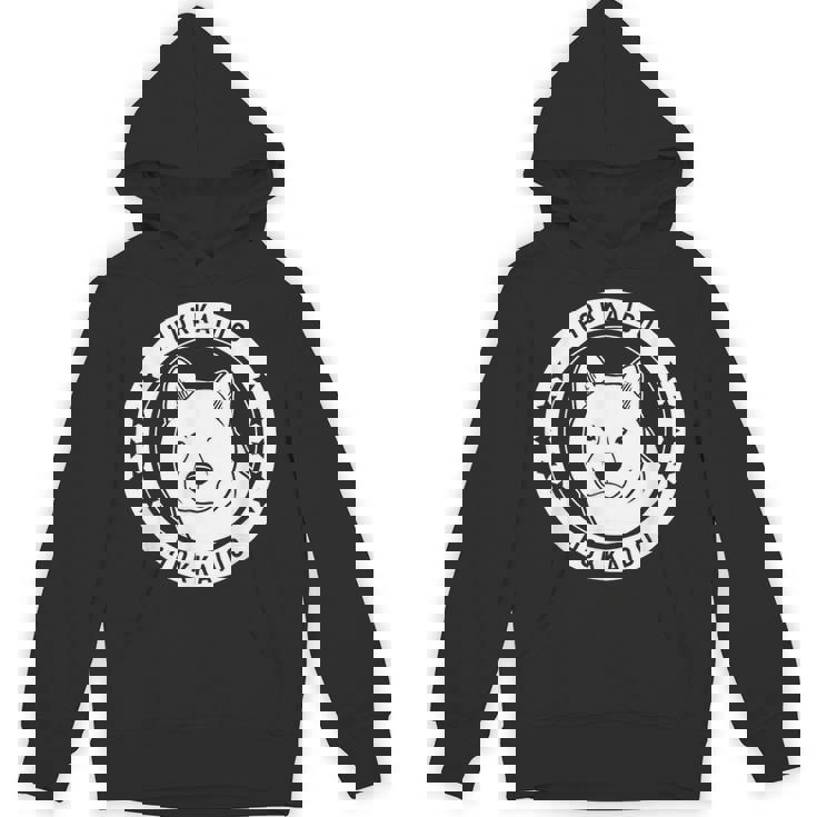 北海道犬のポートレート パーカー