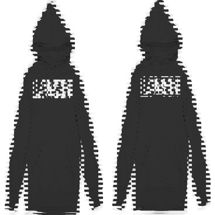 名 ローソン テキスト アパレル クラウン ホワイト テキスト Hoodie