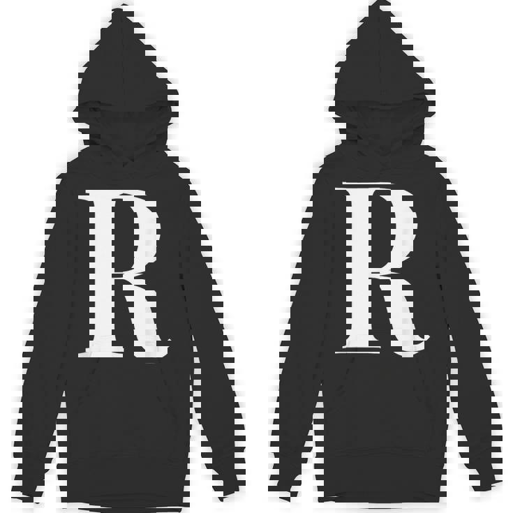 名前入り アルファベット イニシャル文字 R ギフト パーカー