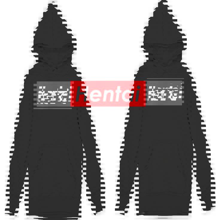 変態レッドボックスロゴ Hoodie