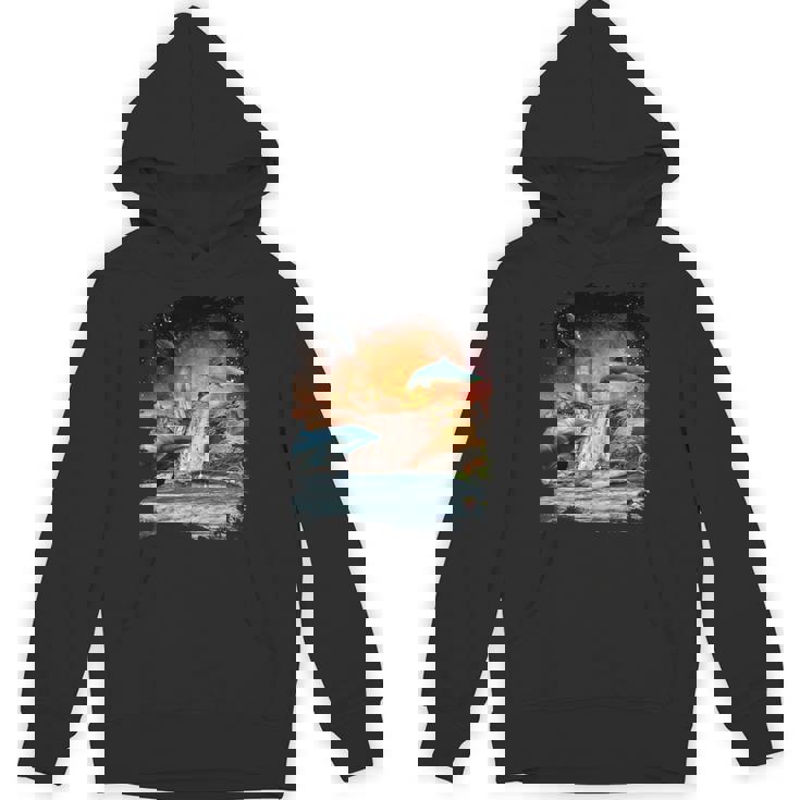 天体金星イルカ、宇宙惑星銀河ドルフィンズ パーカー