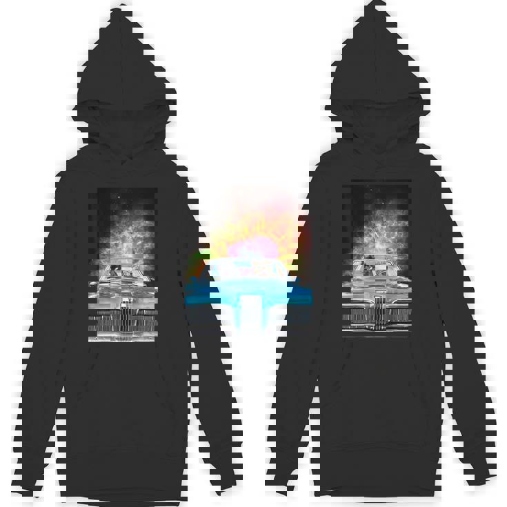 宇宙 銀河 猫 運転 車 パーカー