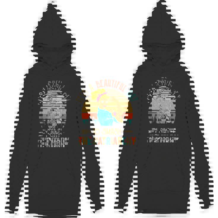 家父長制を打ち砕くには美しい日だ、面白いフェミニズム パーカー