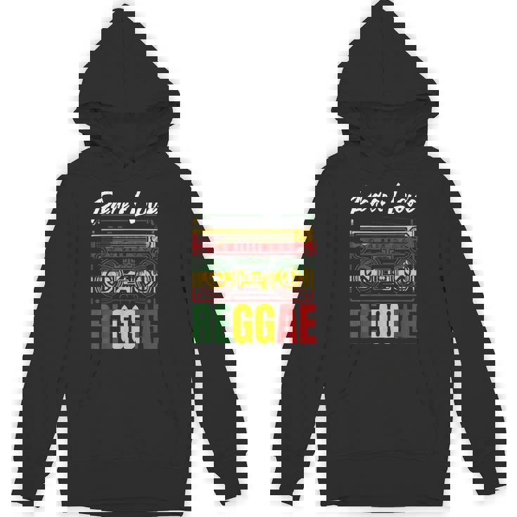 平和 レゲエ音楽 ラスタ ジャマイカ Hoodie