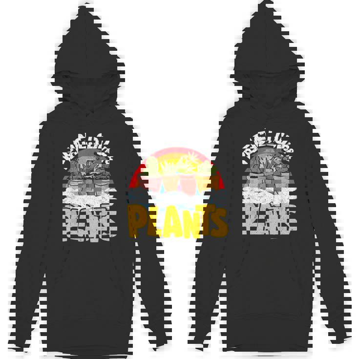 平和 愛&植物 レトロ レインボー 多肉植物 植物庭師 パーカー