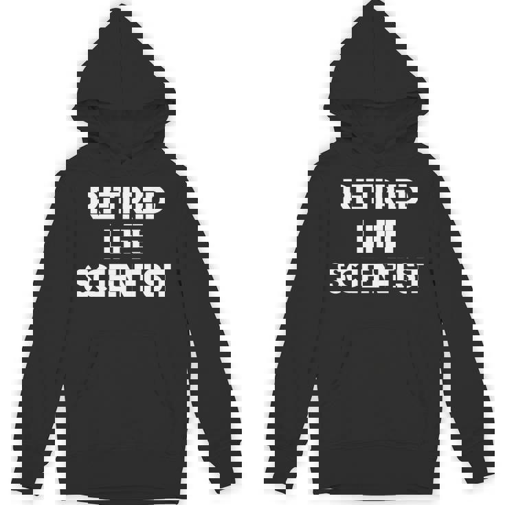 引退した生命科学者 面白い 長袖tシャツ パーカー