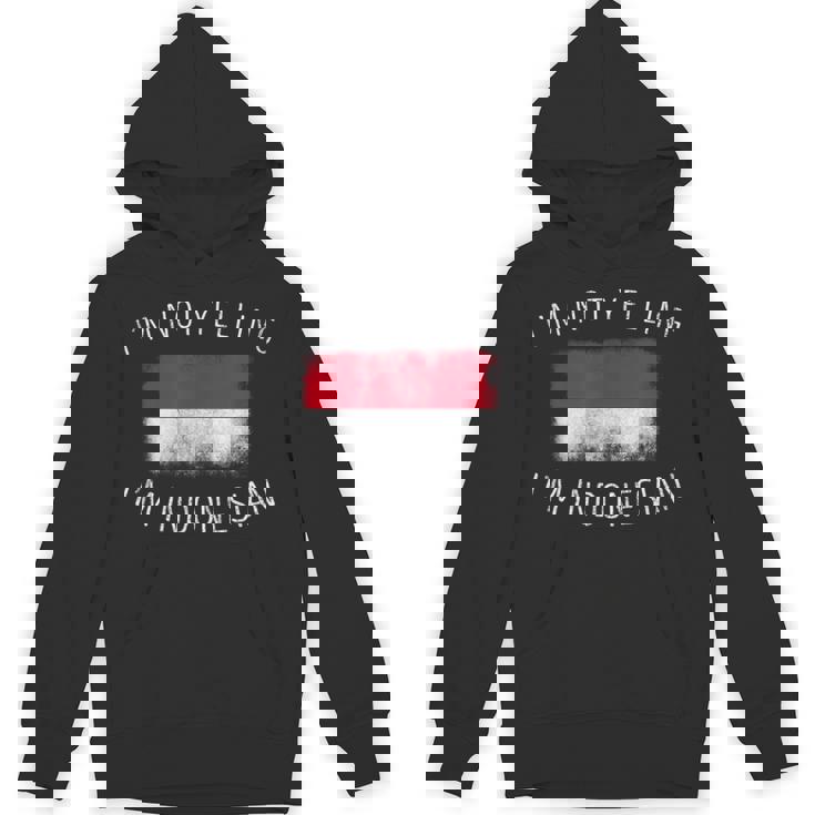 怒鳴ってないよ、私はインドネシア人だ-面白いインドネシアプライド Hoodie